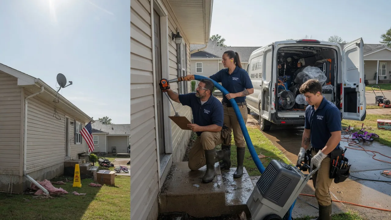Ceiling Water Damage Restoration in Tremont City, OH near me